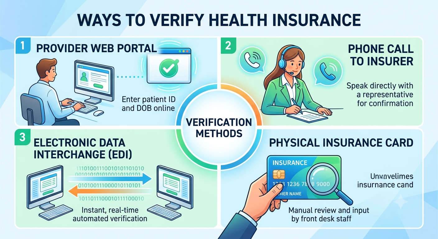 How to Verify Health Insurance, different ways