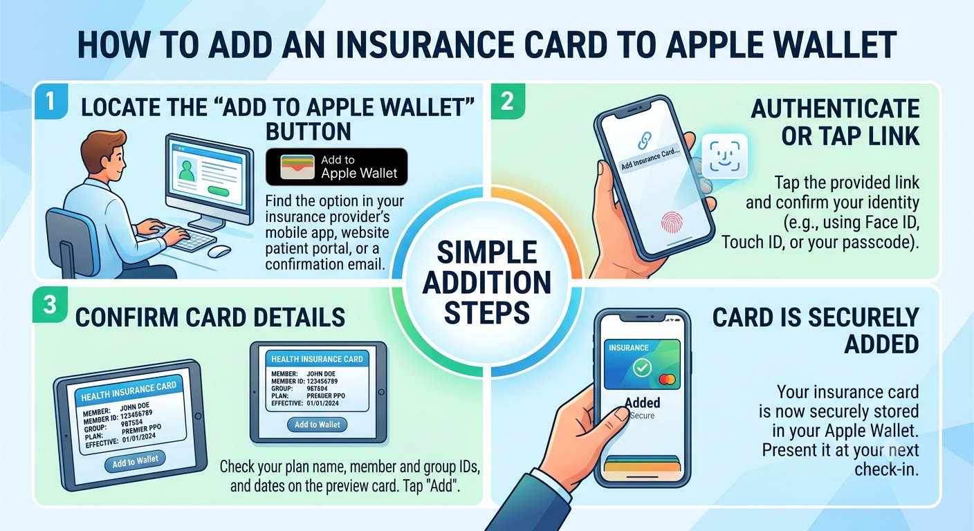 How to Add an Insurance Card to Apple Wallet.